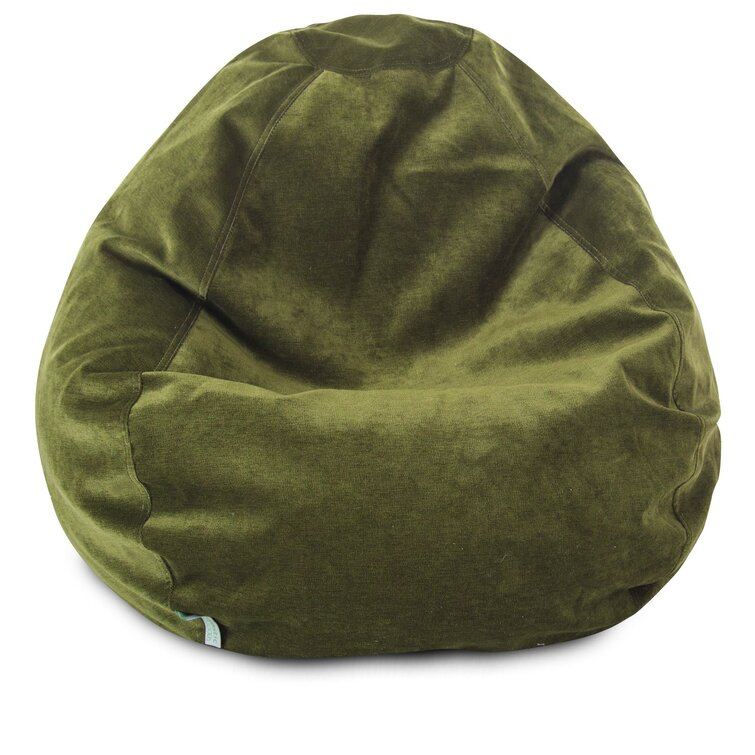 Green velvet best sale bean bag